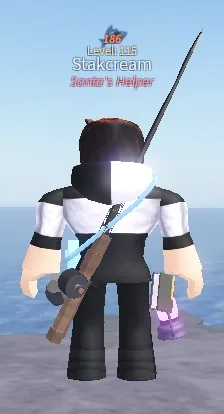 Steady Rod on a Fisch player's back