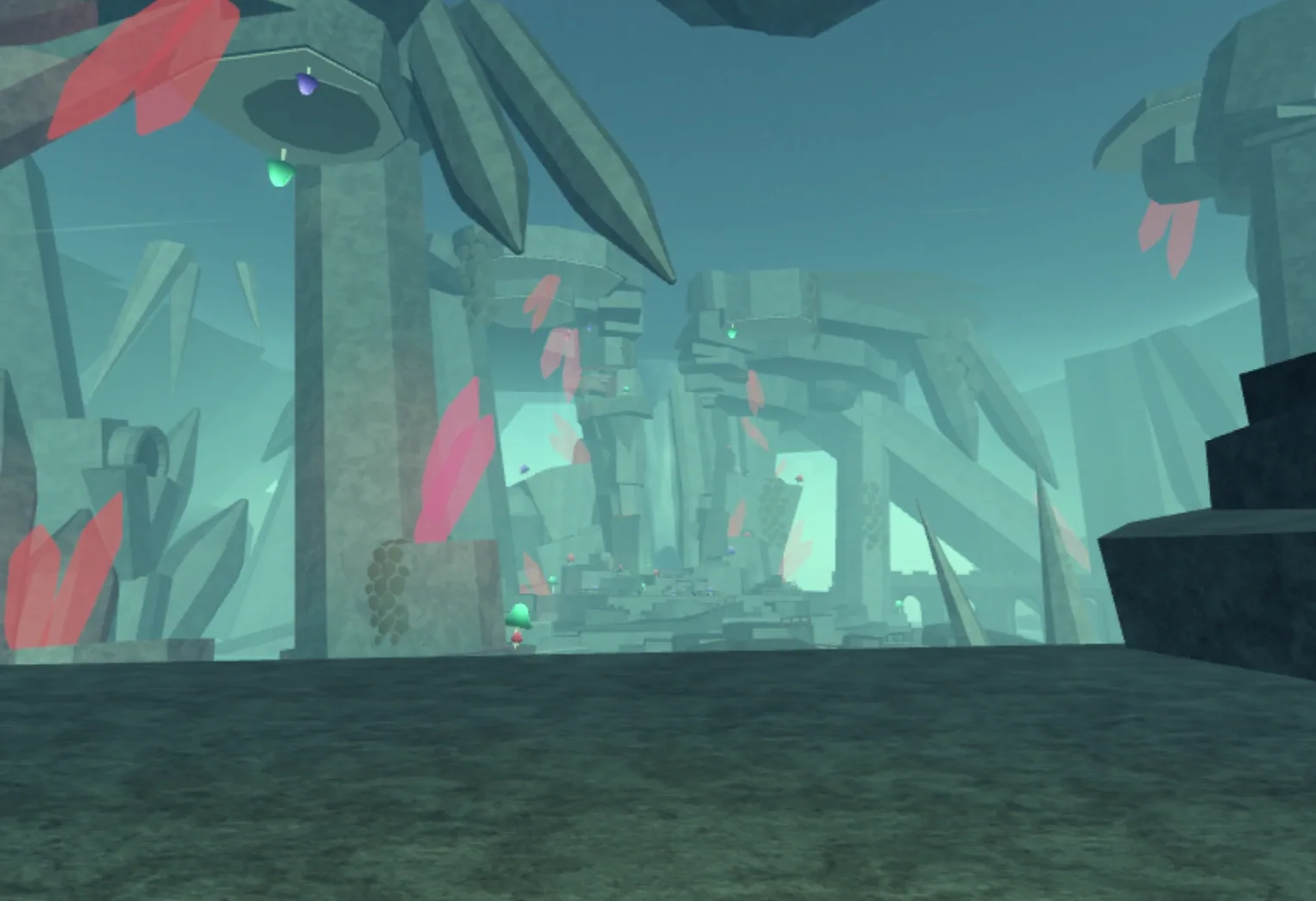 The Depths location in Fisch